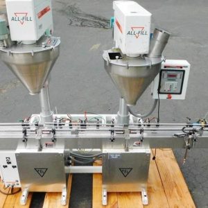 ALL-FILL TWIN HEAD POWDER FILLER MODEL DHA 400