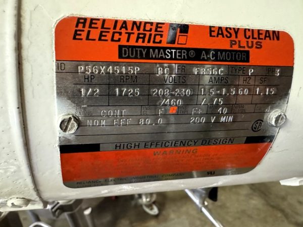 DCI 316 SS POLISHED AGITATED JACKETED VESSEL W/SPRAY BALL BOLT ON REMOVABLE COVER - Image 9