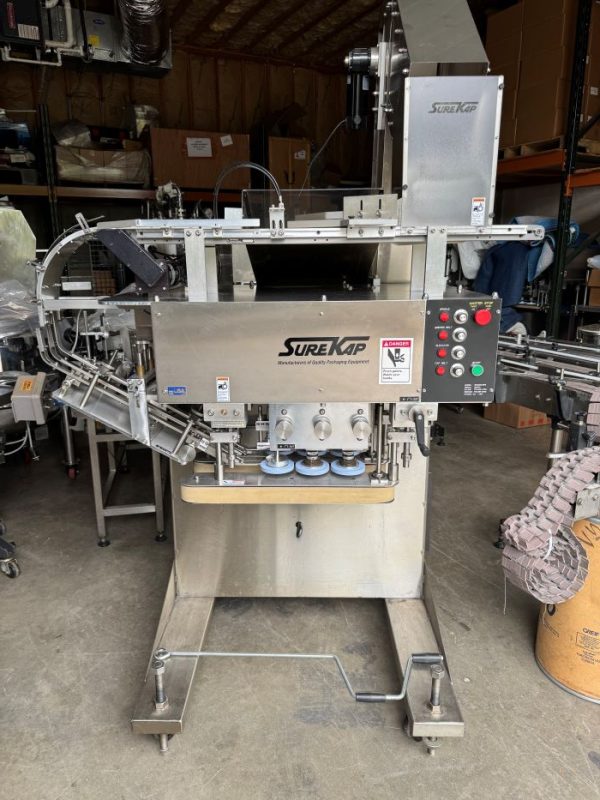 SUREKAP 6 SPINDLE CAPPER-MODEL SK 6000-BF 6